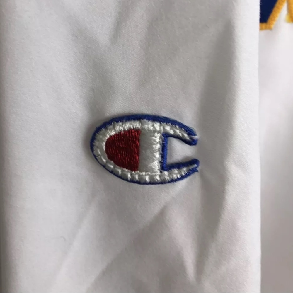 Golden State Warriors Vtg 90s Team Issued Champion Warmup Jacket Size 46 XL - Picture 5 of 12